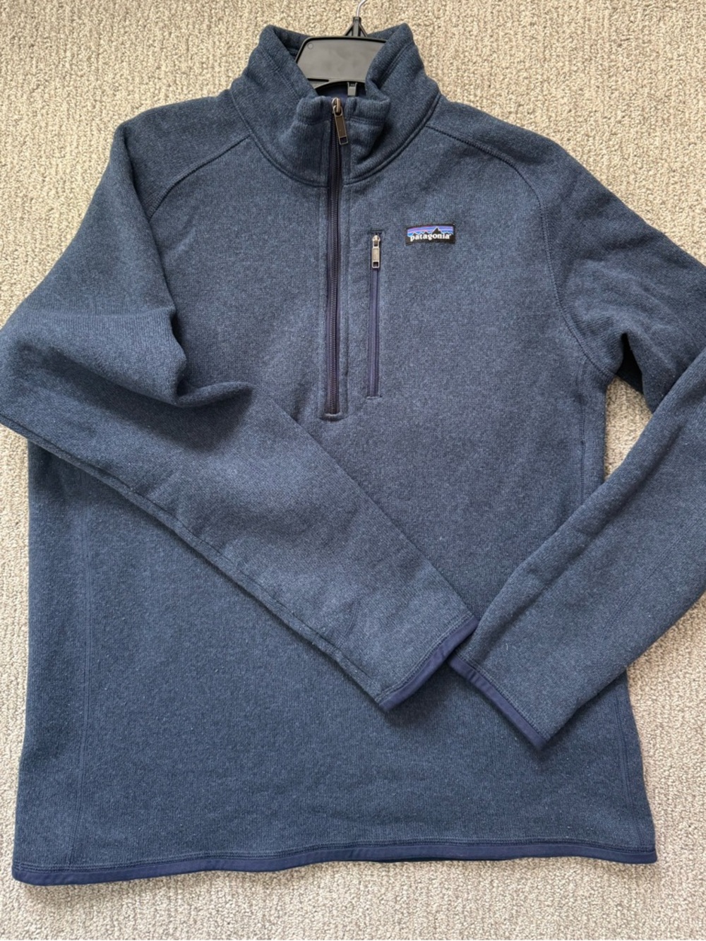 Patagonia Dark Navy 1/4 Zip Fleece Pullover